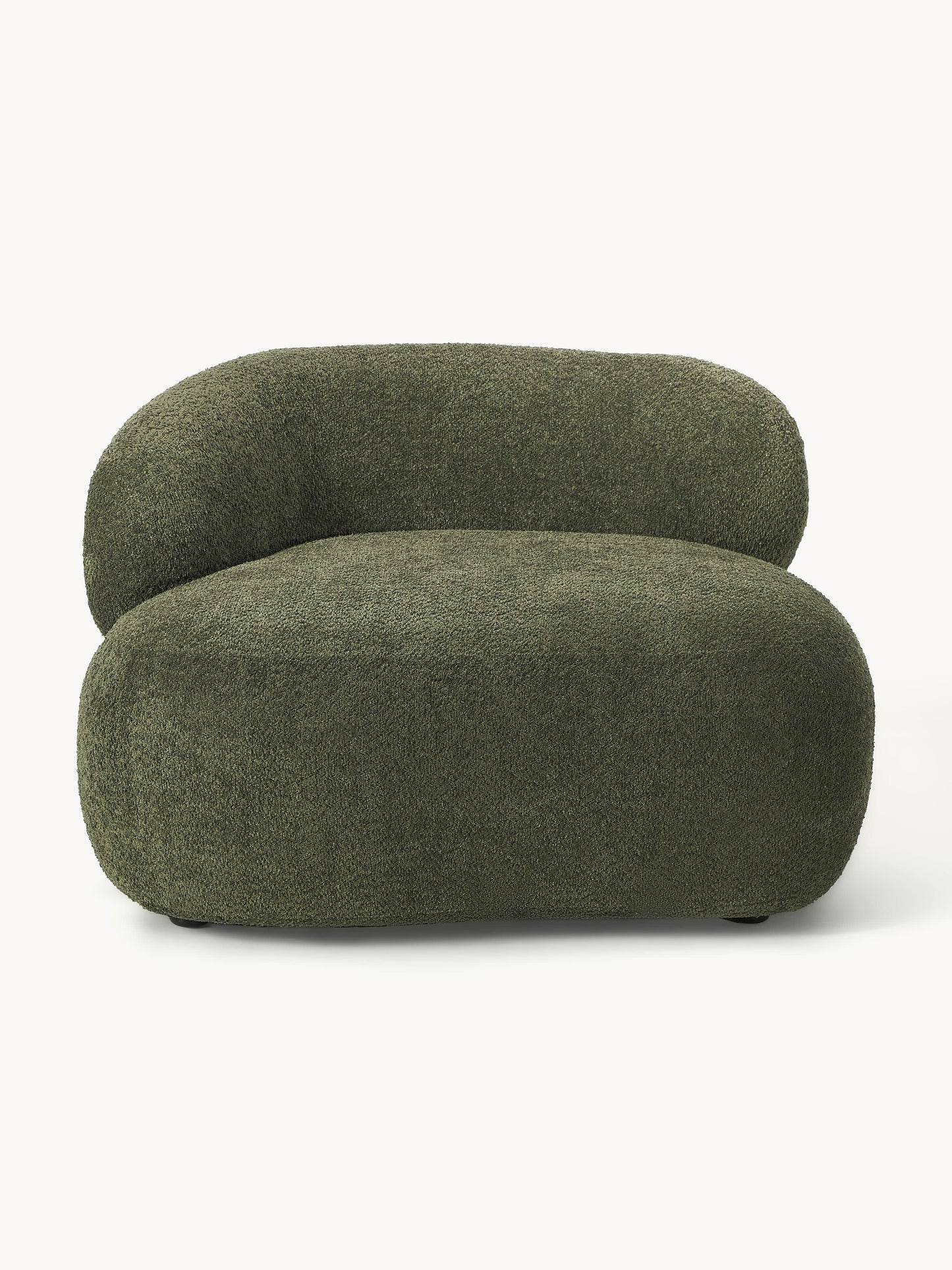 Lux Alba Lounge Armchair in Teddy Bouclé