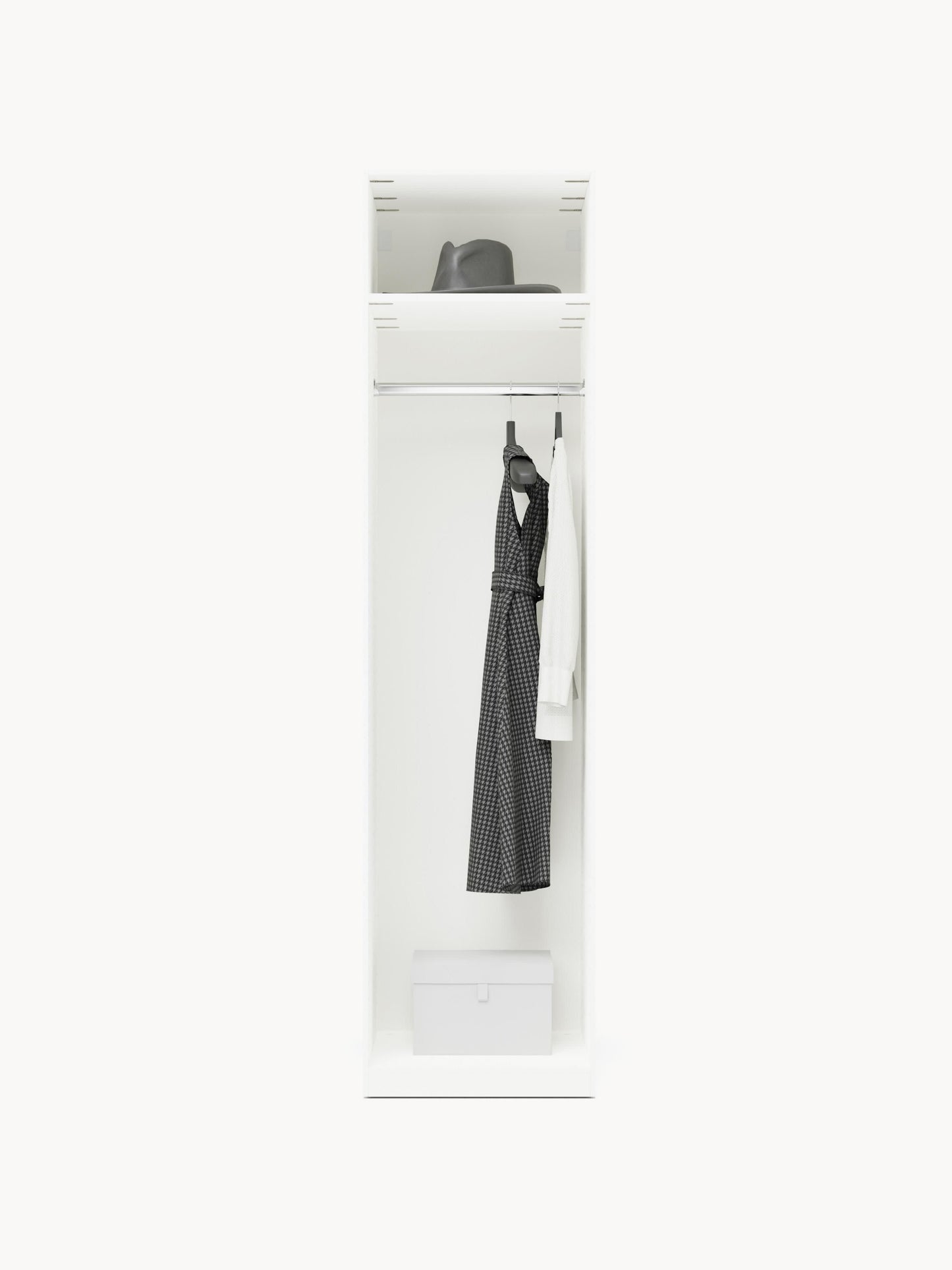 Lux Charlotte Modular Wardrobe with Hinged Doors, in Various Sizes, 50 cm Wide