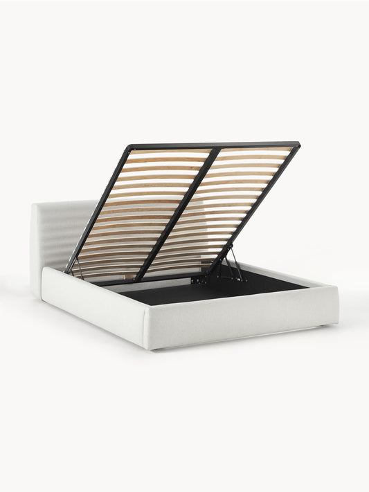 Lux Cloud Storage Bed with Upholstery