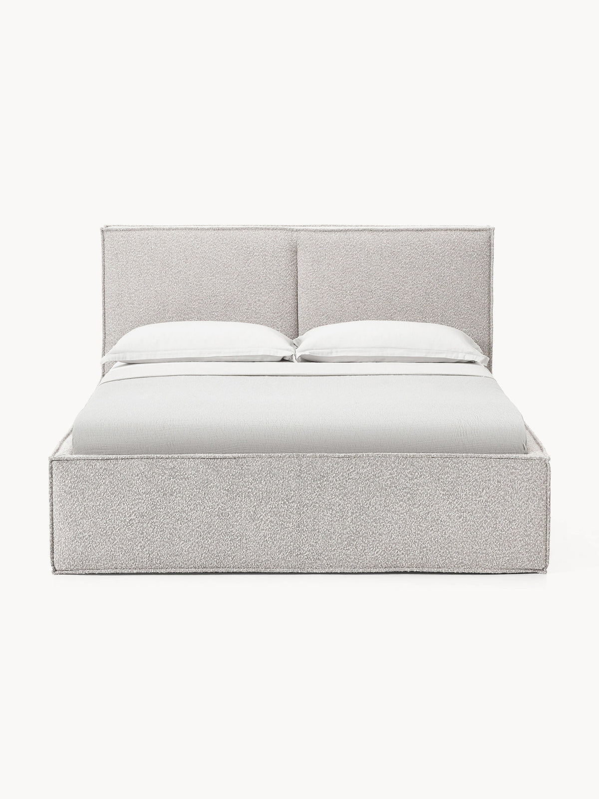 Lux Dream Bouclé Bed, Upholstered