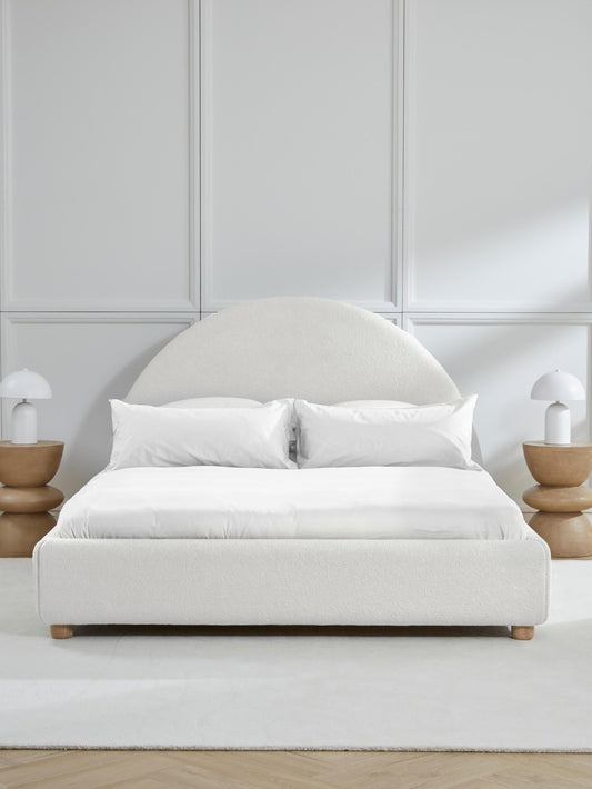 Lux Ebba Upholstered Teddy Bed with Storage