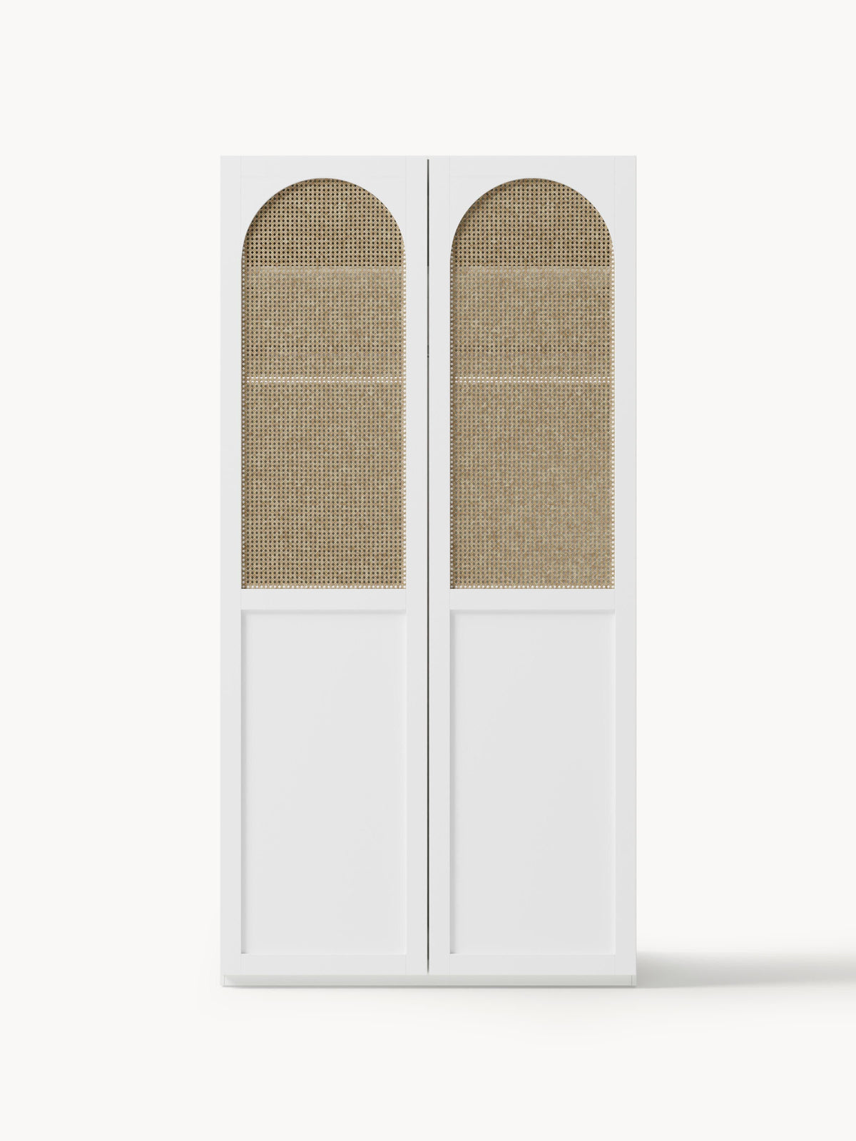 Lux Jeanne Modular Hinged-Door Wardrobe in Various Sizes, 100 cm Wide