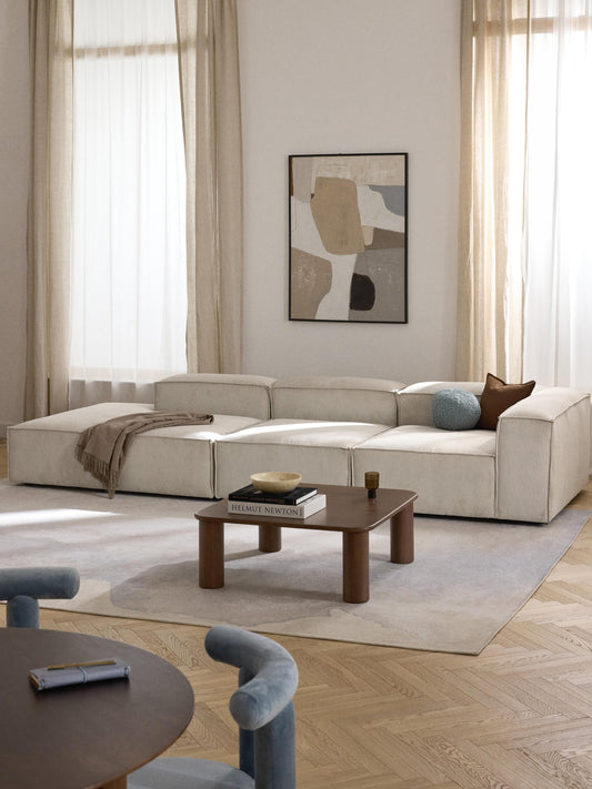 Lux Lennon Modular XL Footstool in Corduroy