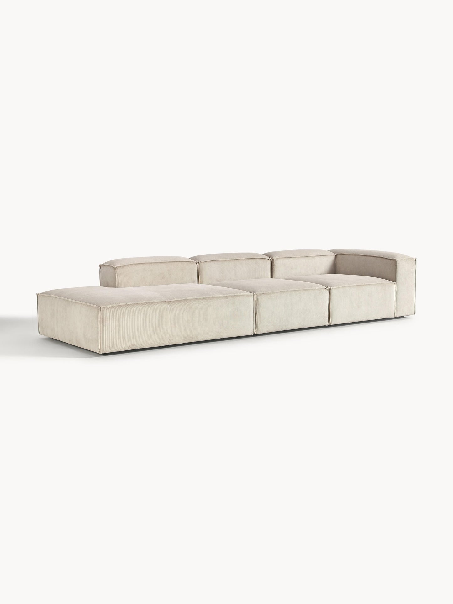 Lux Lennon Modular XL Footstool in Corduroy