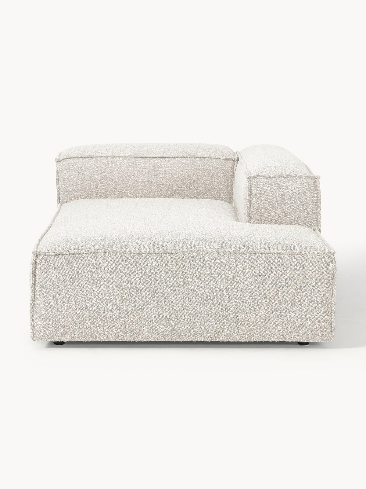 Lux Lennon Ottoman Corner Unit in Bouclé