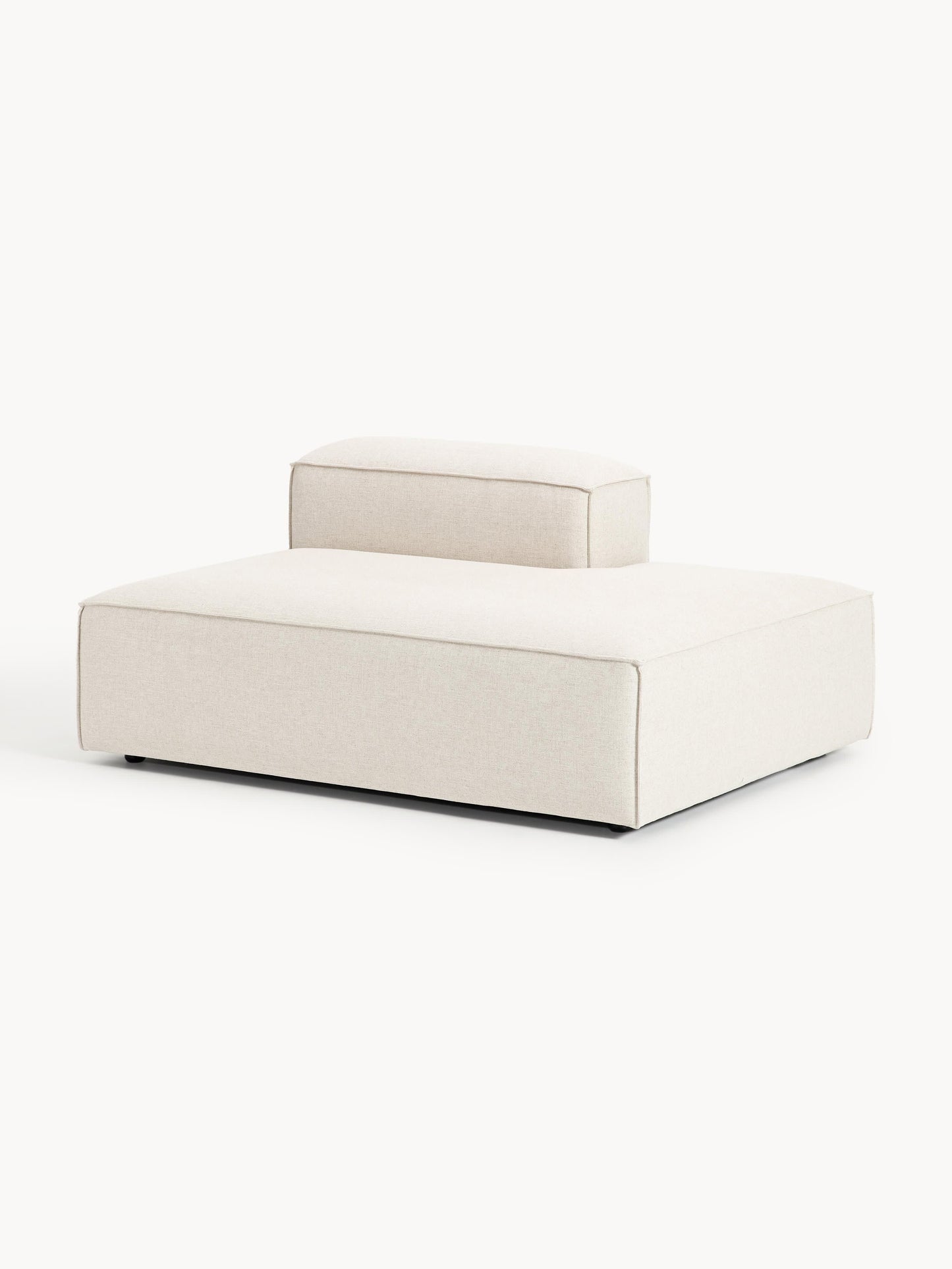 Lux Lennon Ottoman Unit in Linen Blend
