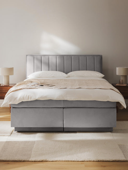 Lux Livia Bed (Box Spring) with Storage
