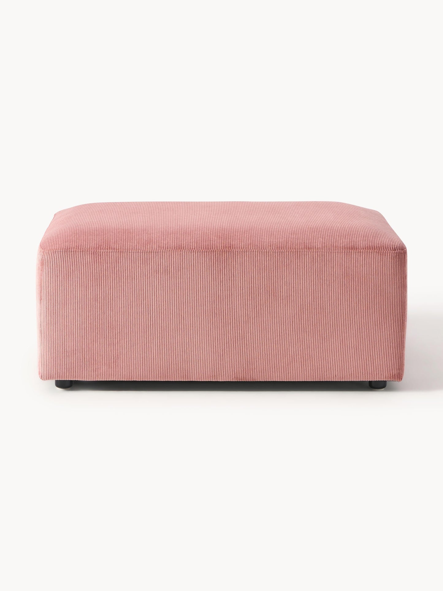 Lux Melva Corduroy Stool, Measuring W 99 x D 72 cm