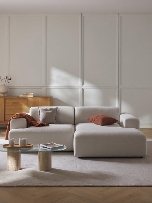 Lux Melva Corner Couch (3-Seater)