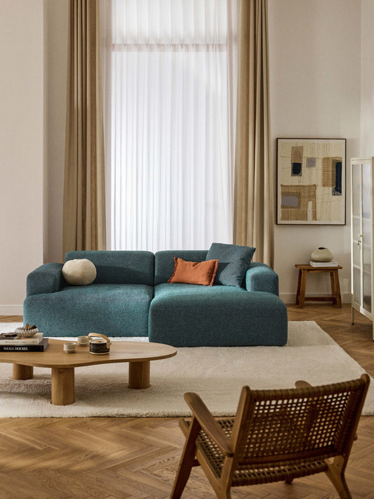 Lux Melva Corner Couch (3-Seater)