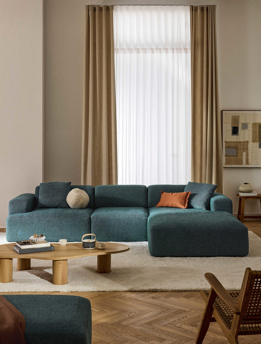 Lux Melva Corner Couch (4-Seater)