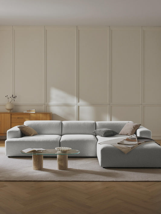 Lux Melva Corner Couch (4-Seater)