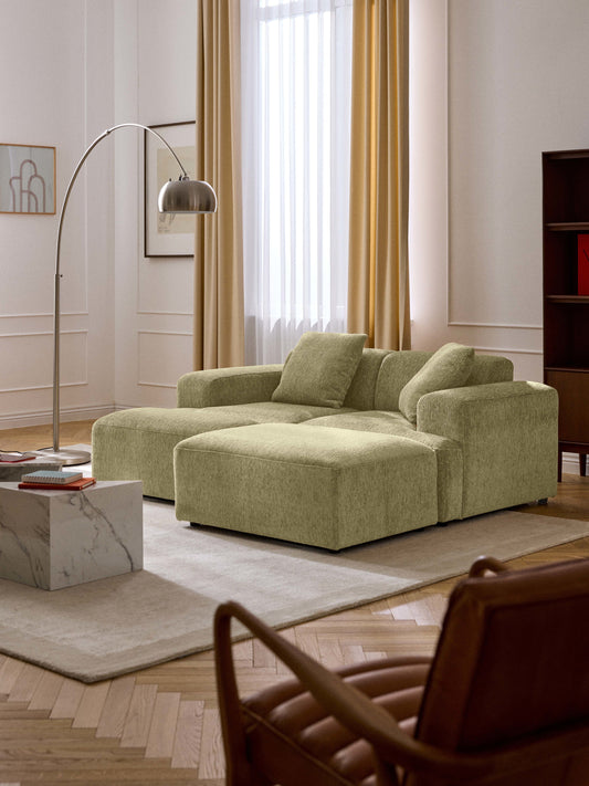 Lux Melva Footstool, W 99 x D 72 cm