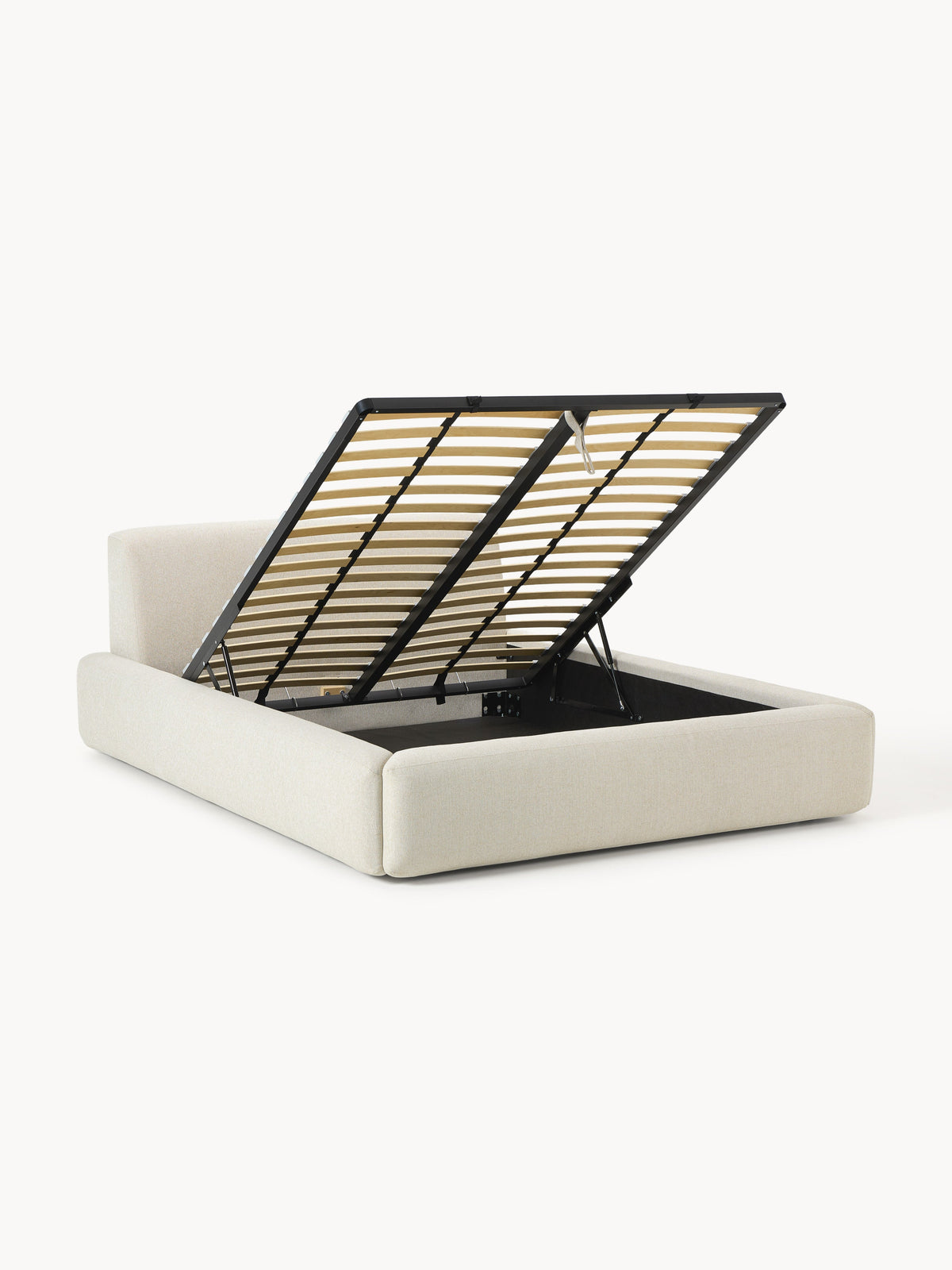 Lux Melva Storage Bed with Upholstery