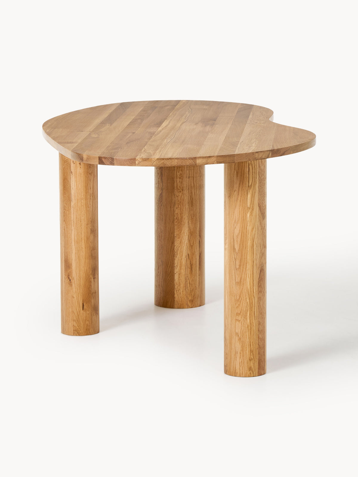 Lux Naruto Organic-Shaped Oak Dining Table, in Various Sizes