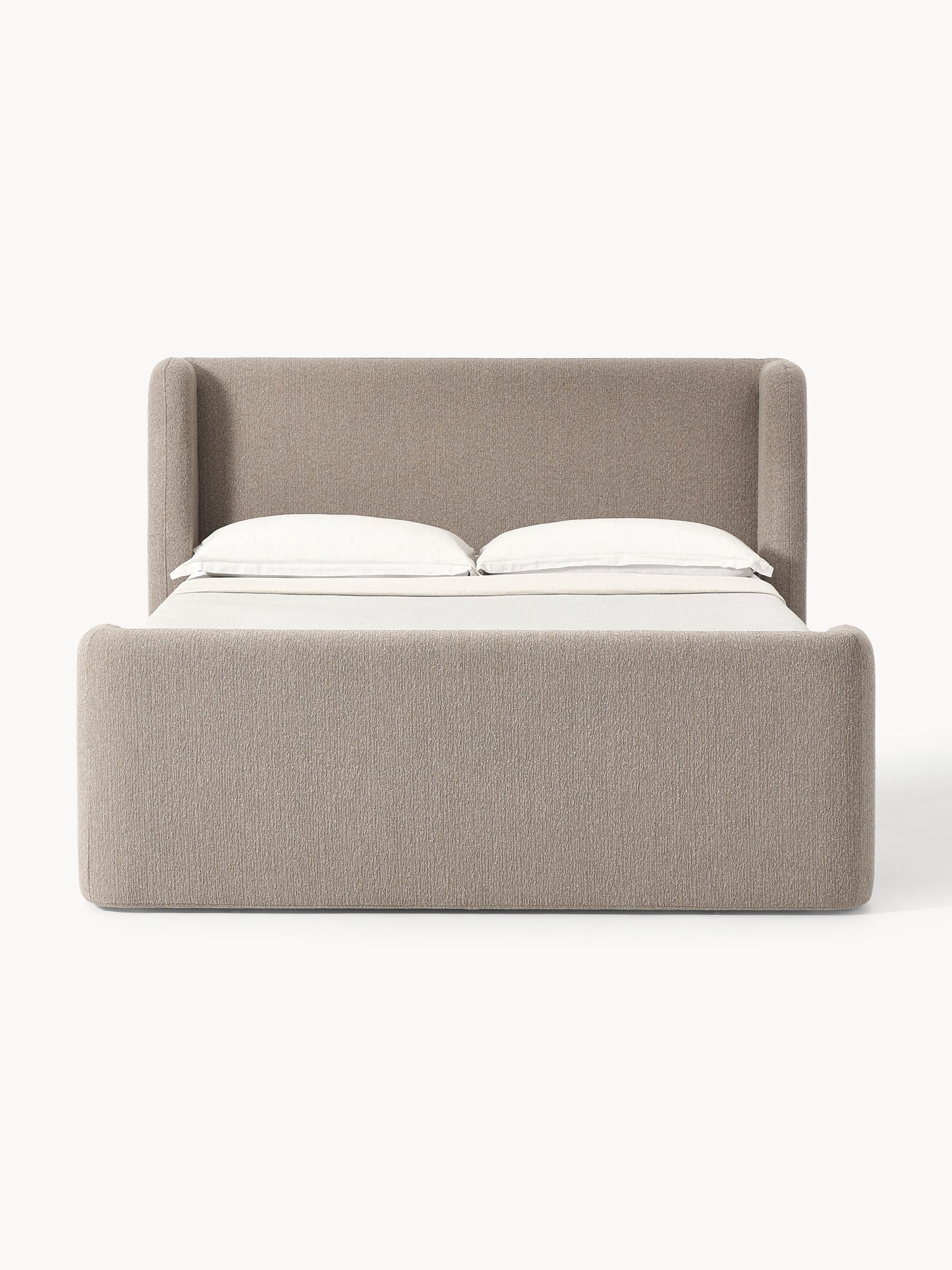 Lux Perla Bouclé Bed with Box Spring