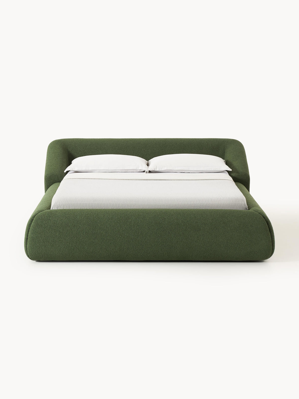 Lux Sofia Bouclé Bed, Upholstered