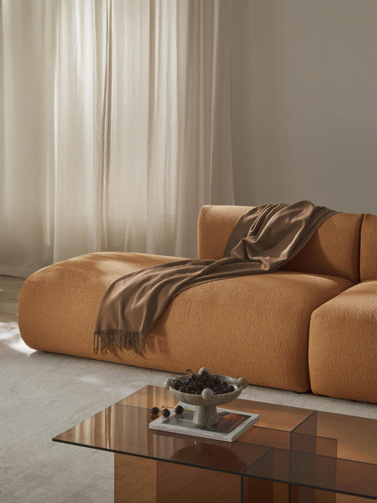 Lux Sofia Bouclé Chaise Unit