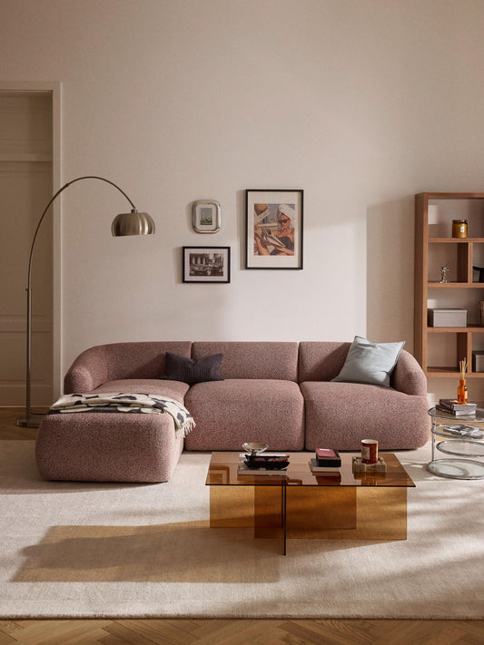Lux Sofia Modular Bouclé Corner Couch (3-Seater)