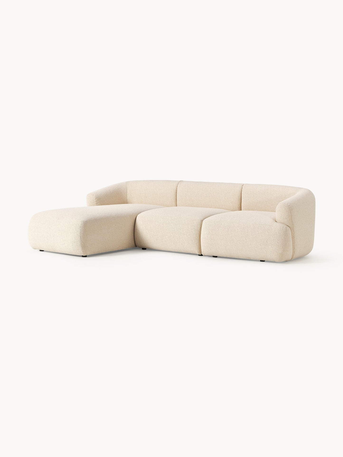 Lux Sofia Modular Bouclé Corner Couch (3-Seater)