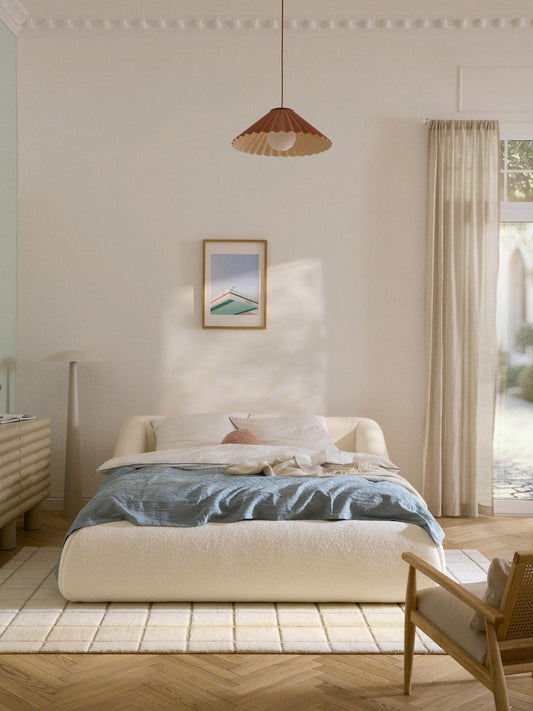 Lux Sofia Teddy Bed, Upholstered