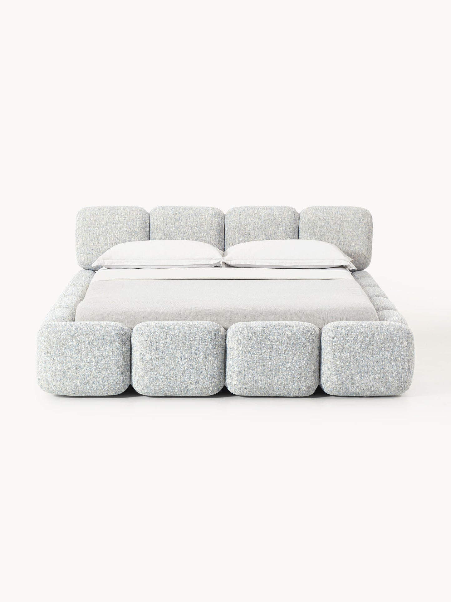 Lux Tayla Bouclé Bed, Upholstered