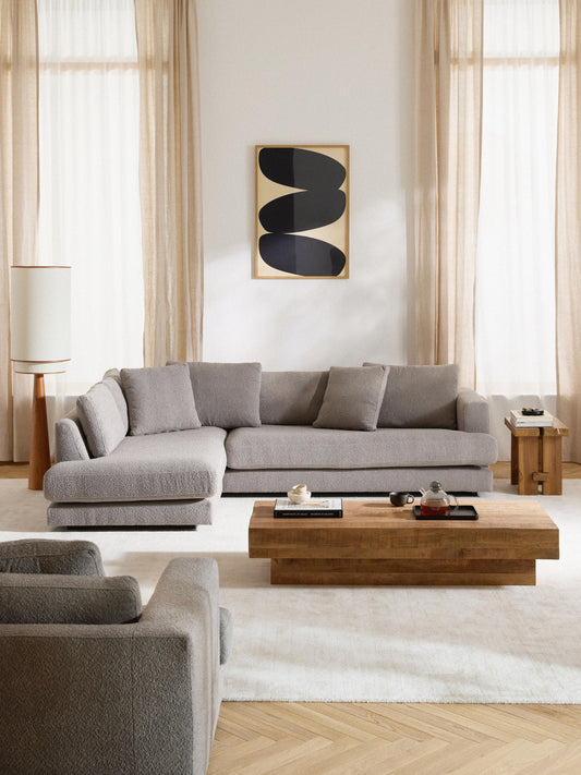 Lux Tribeca Bouclé Corner Couch