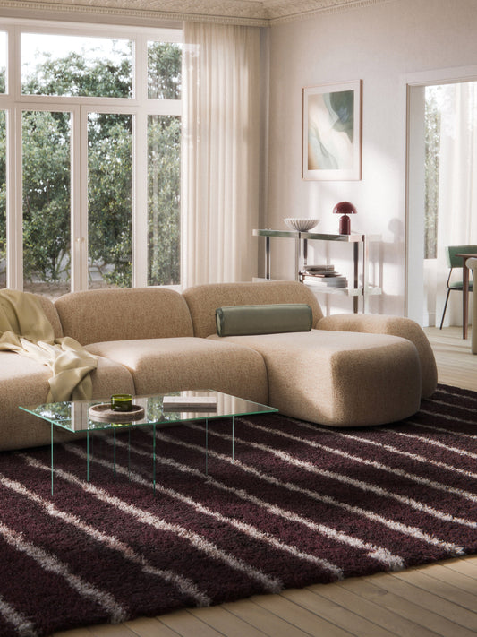 Lux Wolke Bouclé Chaise Corner Unit