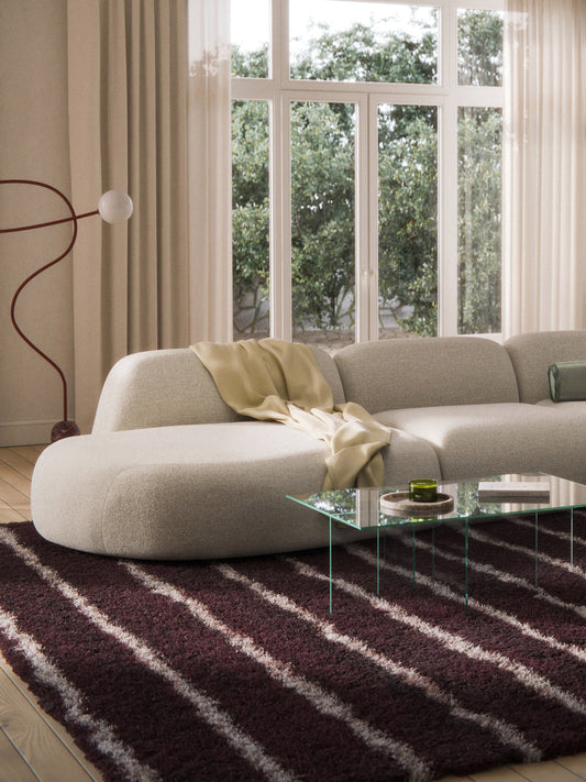 Lux Wolke Chaise Unit in Bouclé