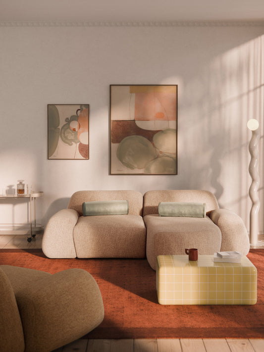 Lux Wolke Modular Bouclé Corner Couch (3-Seater)