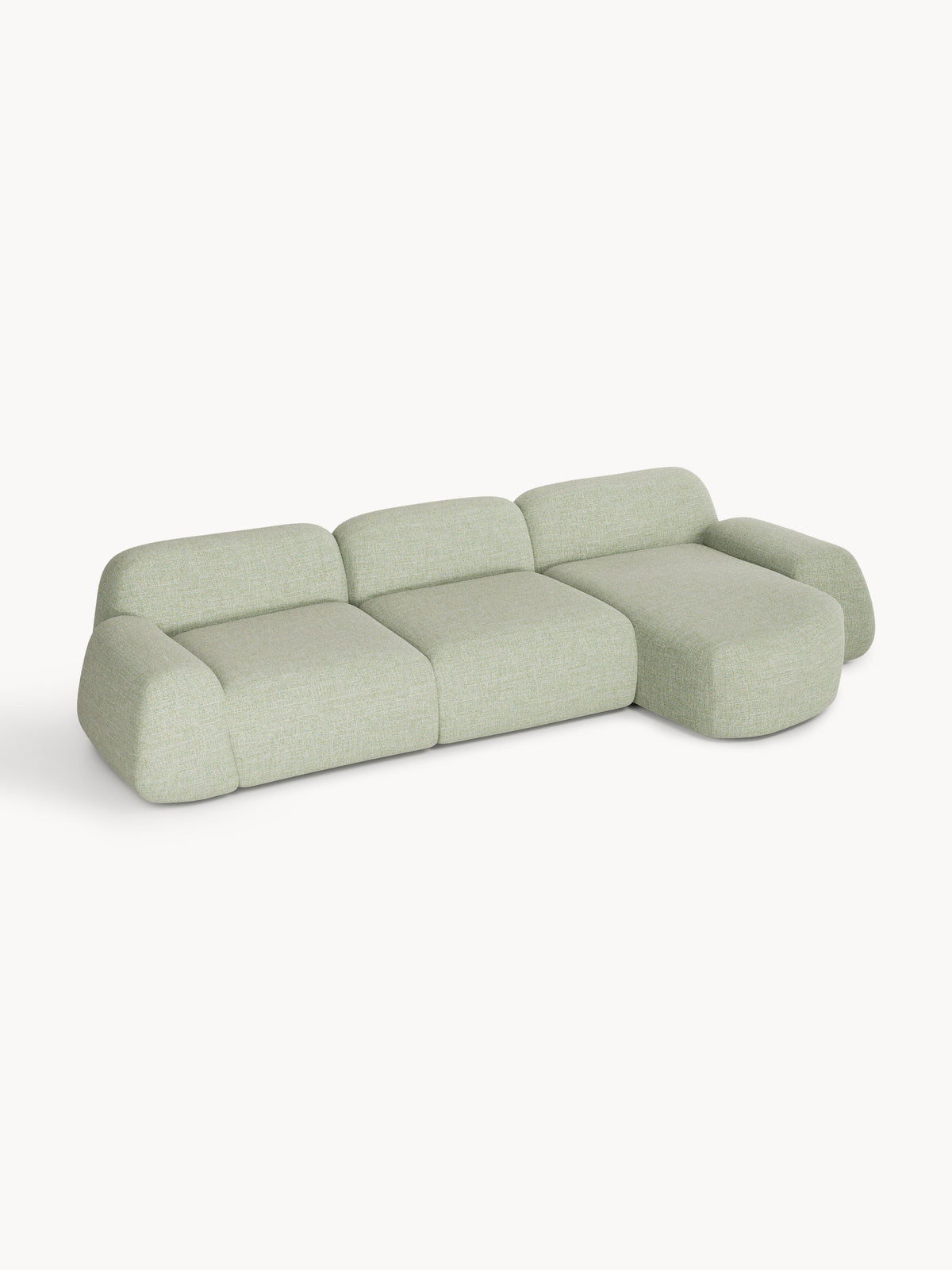 Lux Wolke Modular Bouclé Corner Couch (4-Seater)