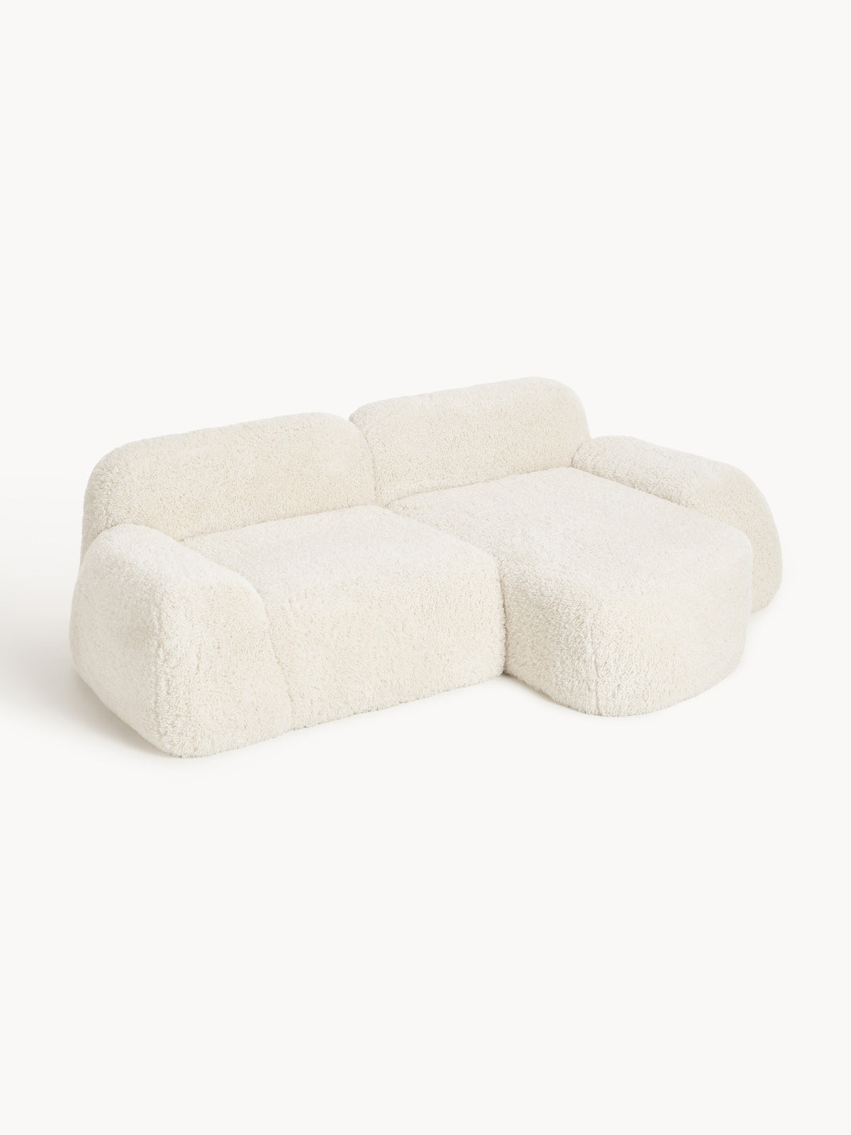 Lux Wolke Modular Teddy Corner Couch (3-Seater)