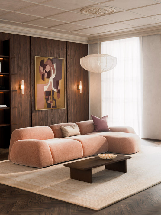 Lux Wolke Modular Teddy Corner Couch (4-Seater)