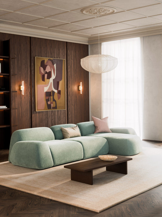 Lux Wolke Modular Teddy Corner Couch (4-Seater)