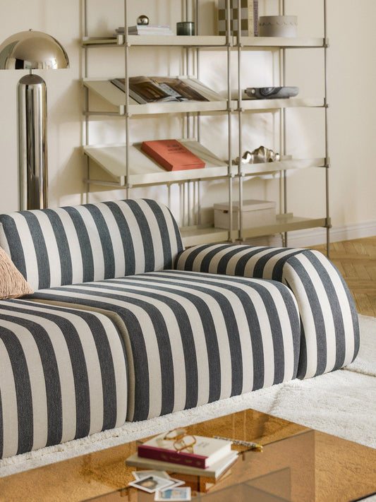 Lux Wolke Striped Corner Unit