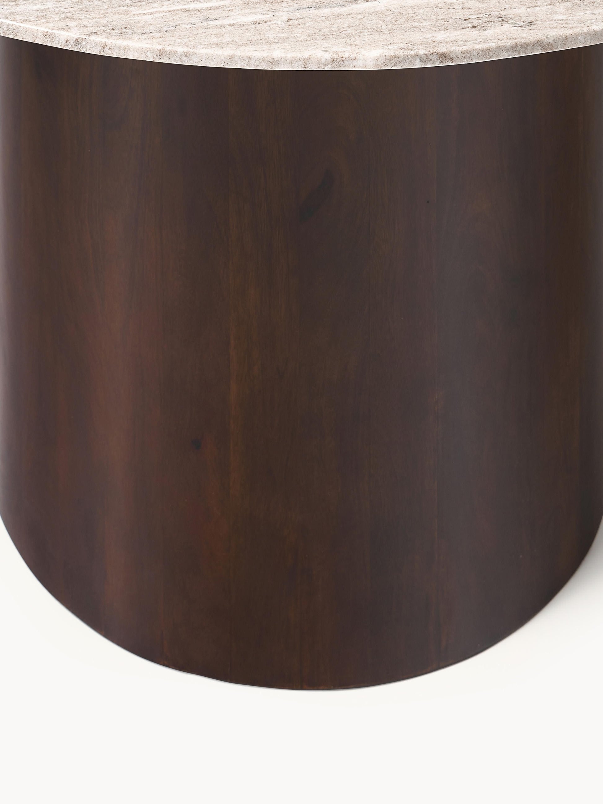 Lux Abby Round Dining Table, Ø 120 cm, in Marble