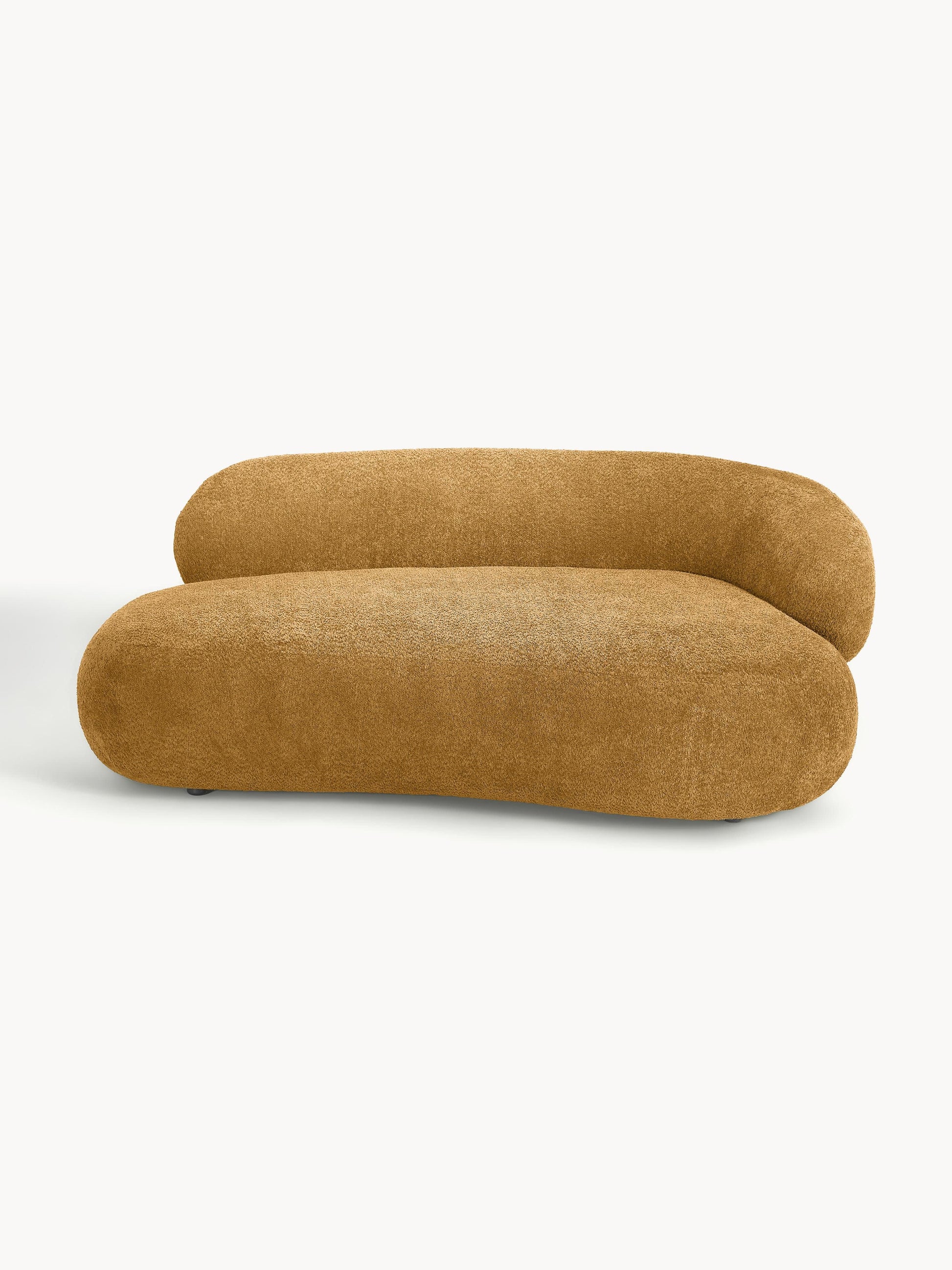 Lux Alba 2-Seater Couch in Teddy Bouclé