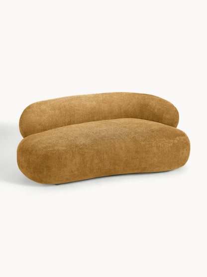 Lux Alba 2-Seater Couch in Teddy Bouclé