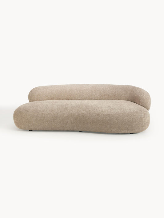 Lux Alba 3-Seater Couch in Teddy Bouclé