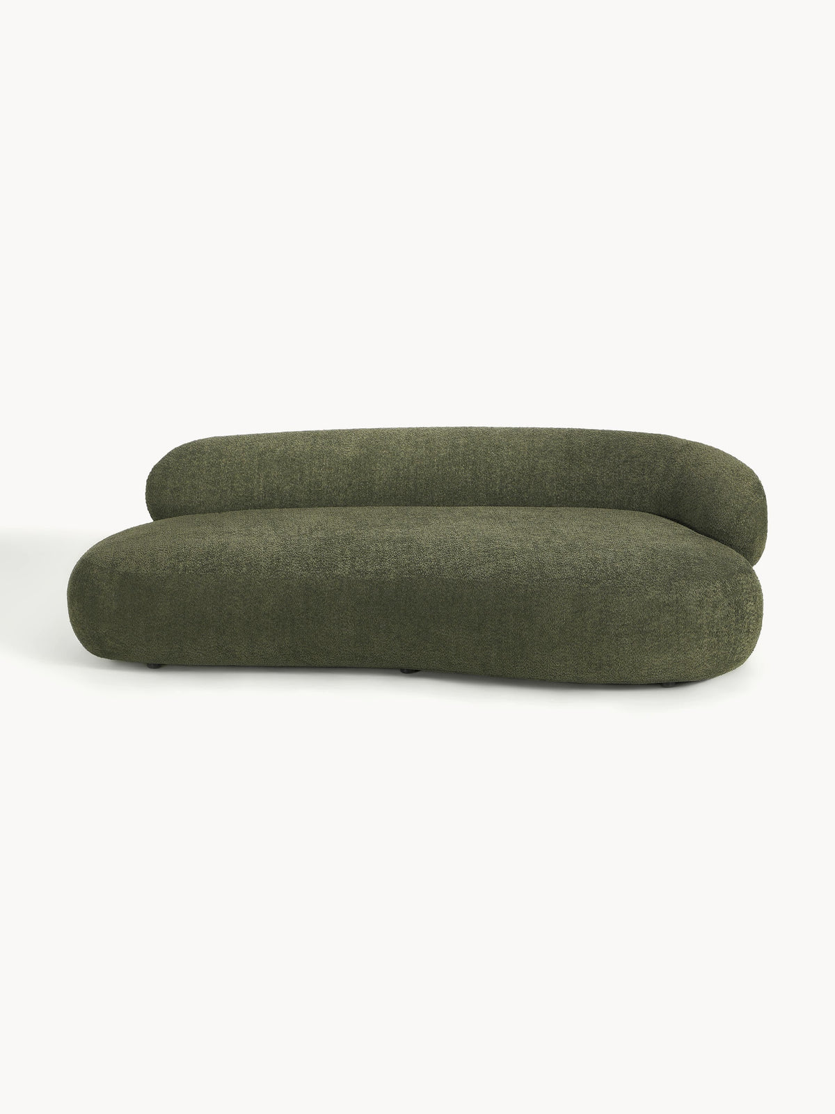 Lux Alba 3-Seater Couch in Teddy Bouclé