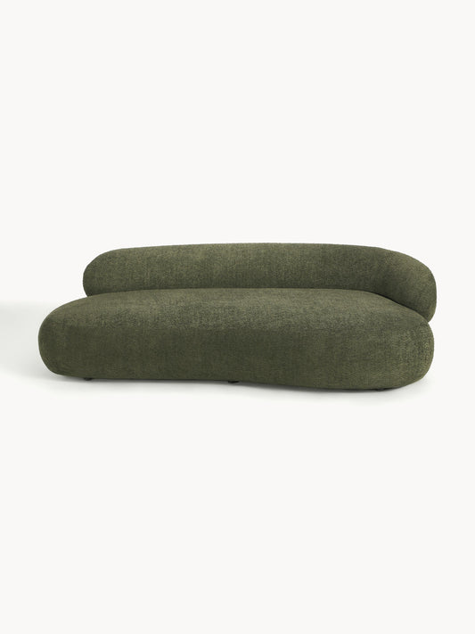 Lux Alba 3-Seater Couch in Teddy Bouclé