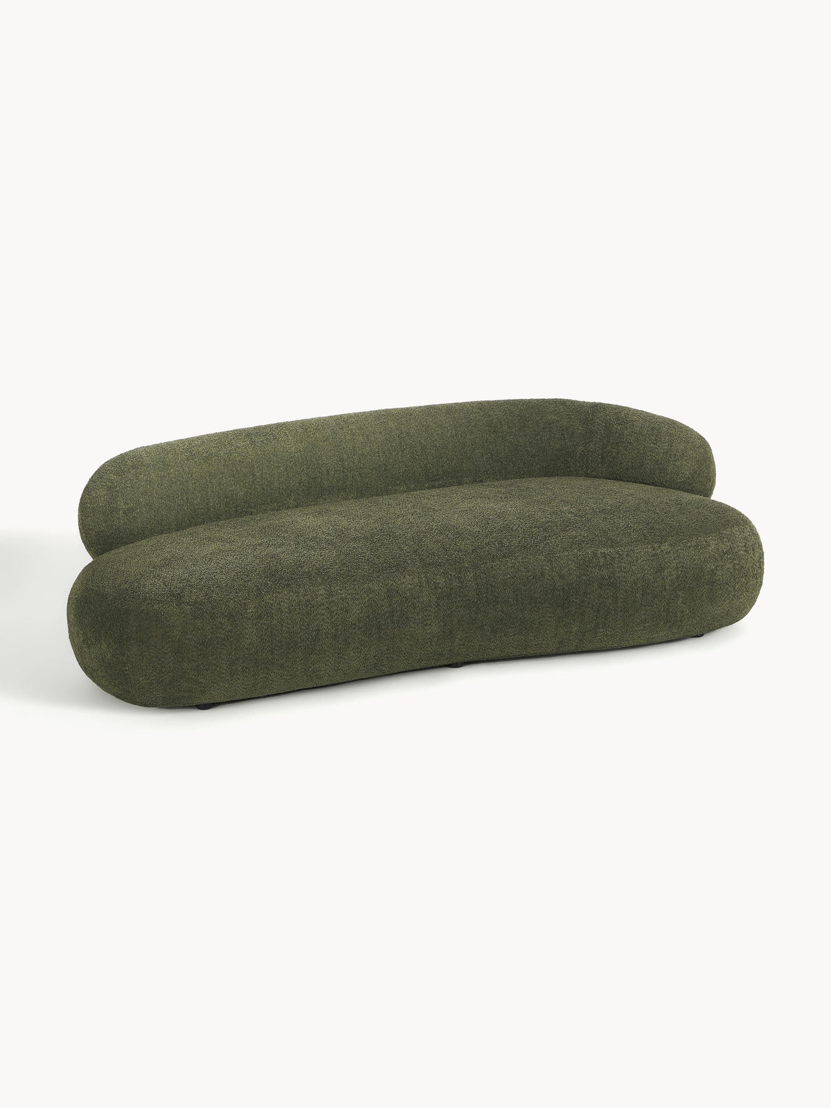 Lux Alba 3-Seater Couch in Teddy Bouclé