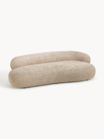 Lux Alba 3-Seater Couch in Teddy Bouclé