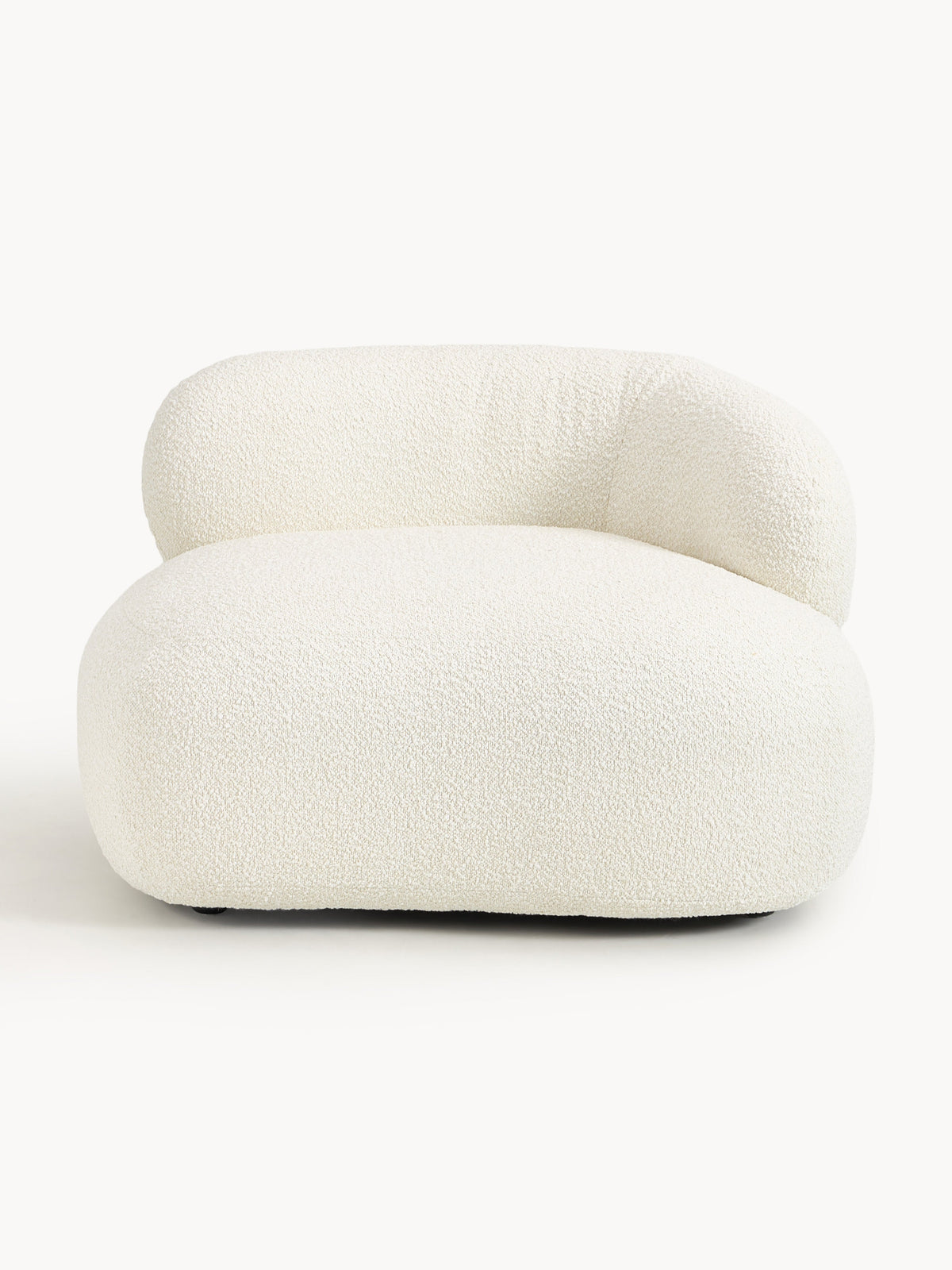 Lux Alba Lounge Armchair in Bouclé