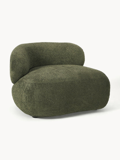 Lux Alba Lounge Armchair in Teddy Bouclé