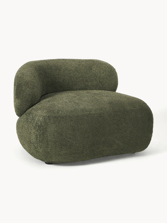 Lux Alba Lounge Armchair in Teddy Bouclé