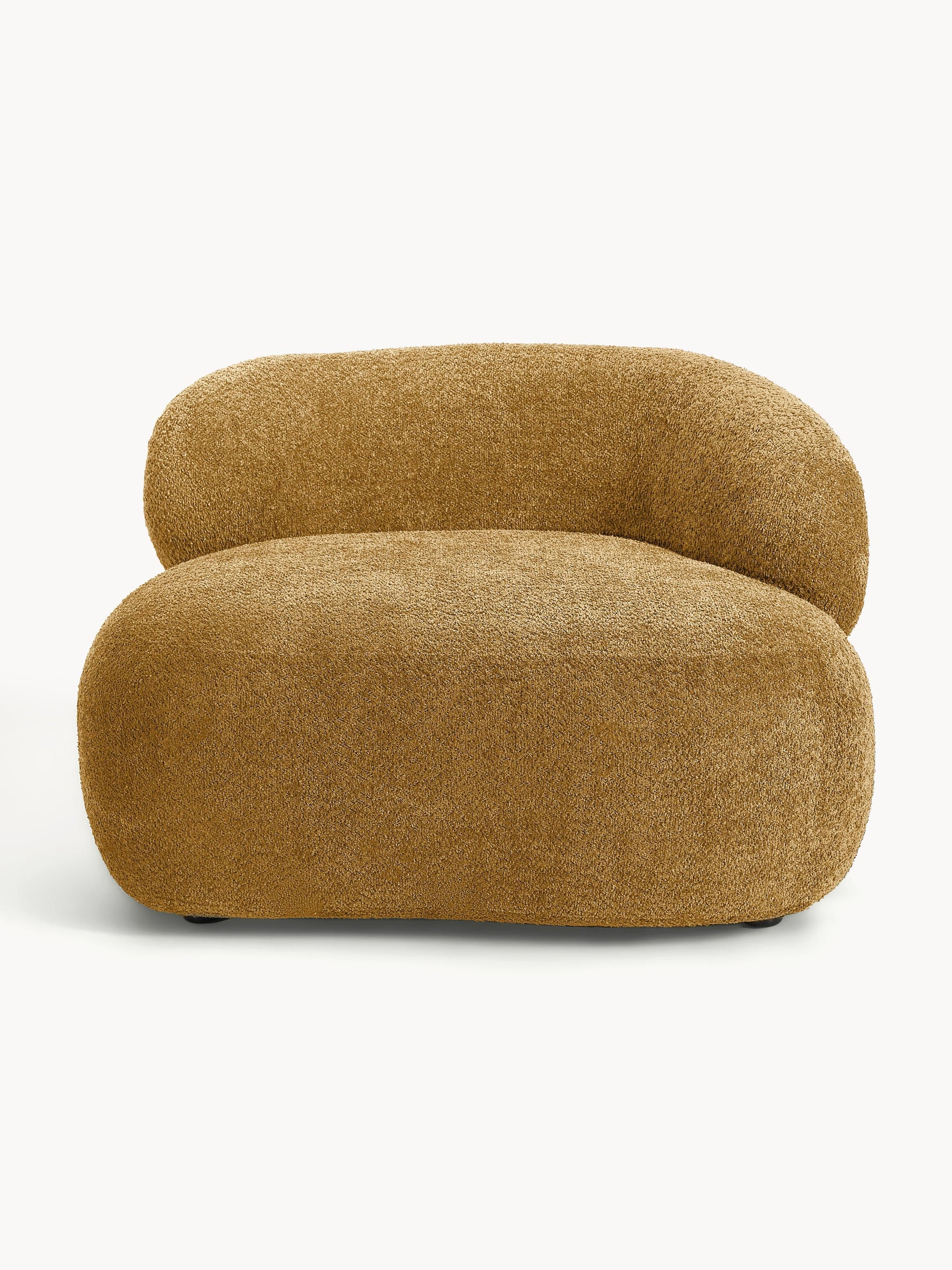Lux Alba Lounge Armchair in Teddy Bouclé