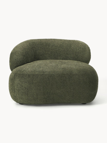 Lux Alba Lounge Armchair in Teddy Bouclé