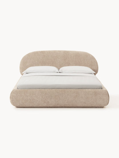 Lux Alba Teddy Bouclé Bed, Upholstered