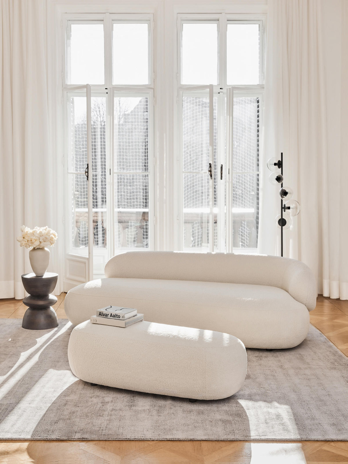 Lux Alba Teddy Couch (3-Seater)